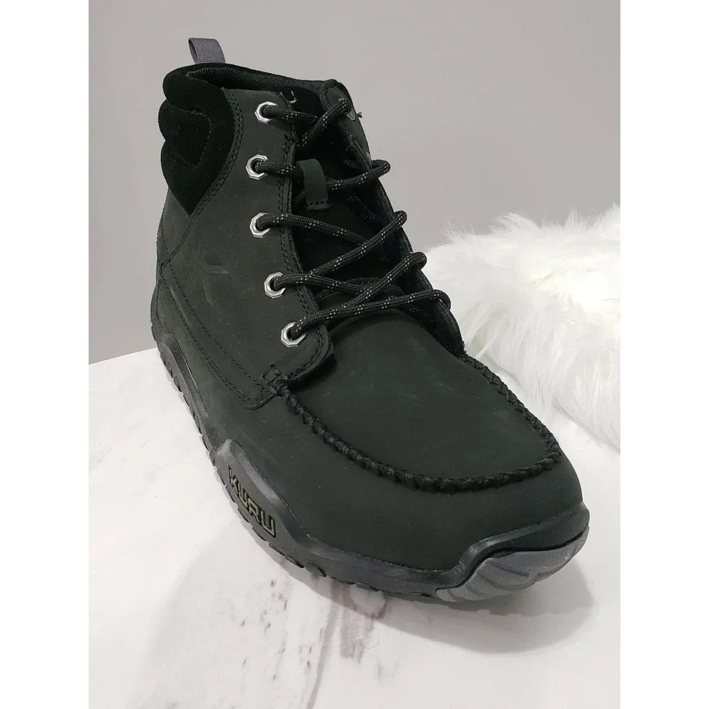 NEW NO BOX SZ 11 Kuru $189 Quest Men's Smokestack Black Leather Waterproof Boots